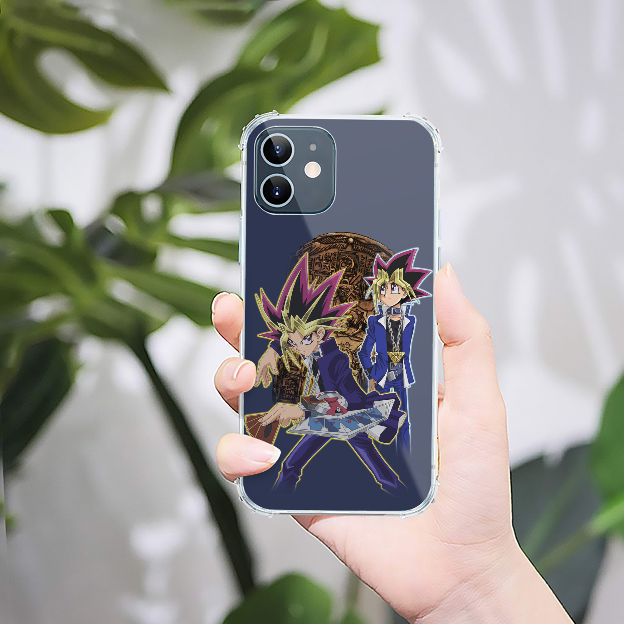 （画像用） 遊☆戯☆王 Yu-Gi-Oh! 【iPhone 12シリーズ対応】透明スマホケース（クリアソフトケース）
